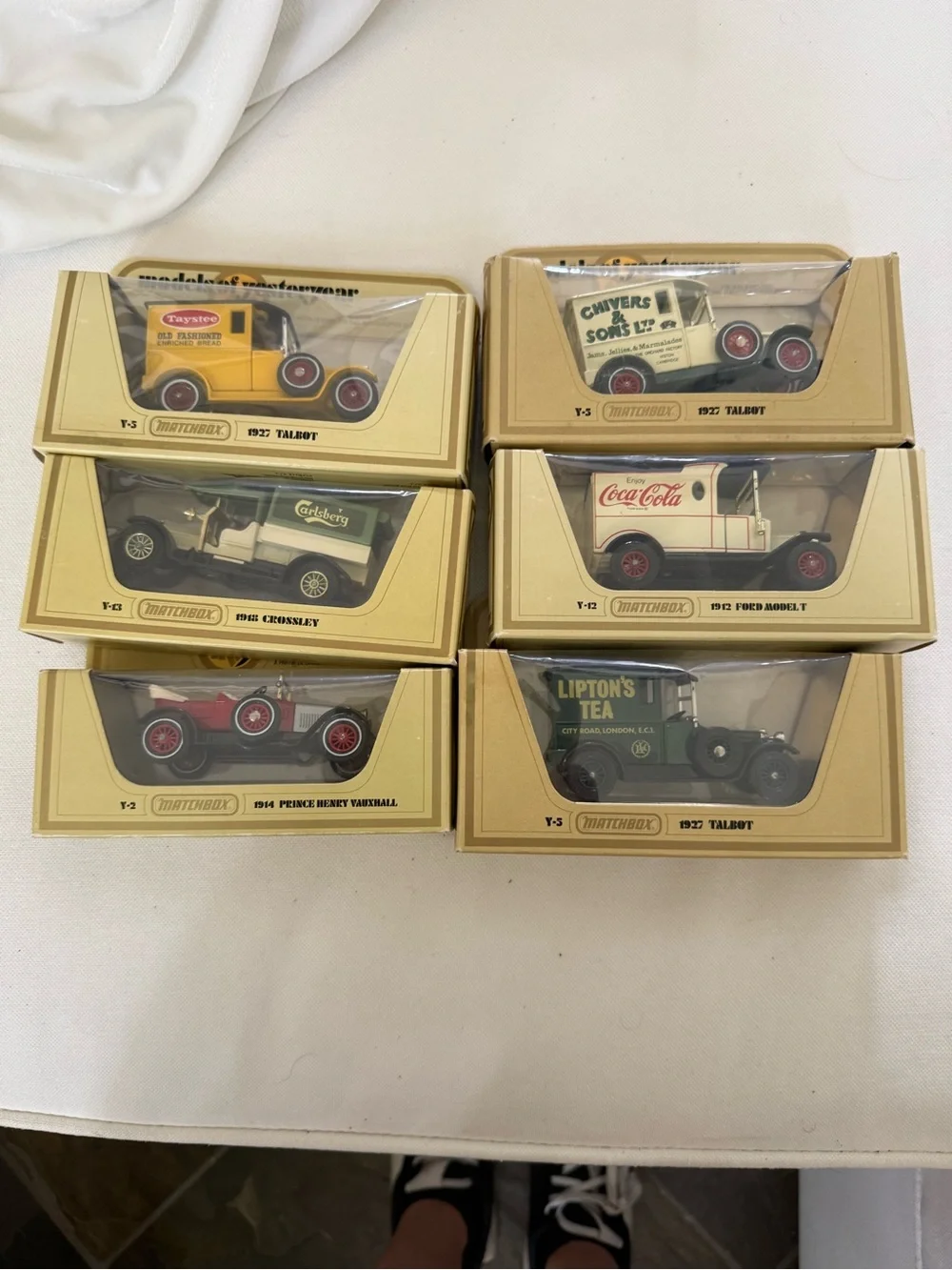 Vintage models of yesteryear matchbox car set of 6 NIB
